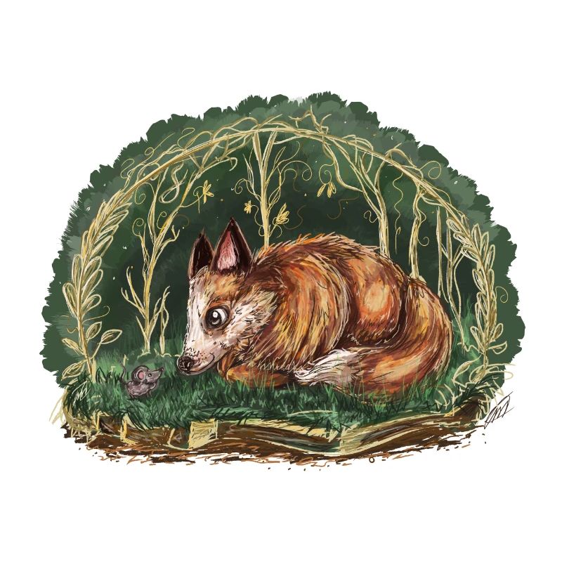 Fox and mouse