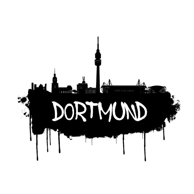 Dortmund Graffiti Skyline