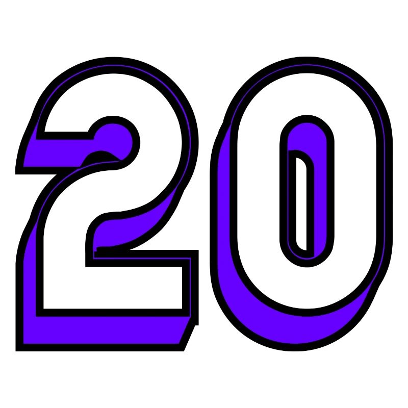20. 20 ANS. 20e ANNIVERSAIRE. ANNIVERSAIRE 20 ANS.