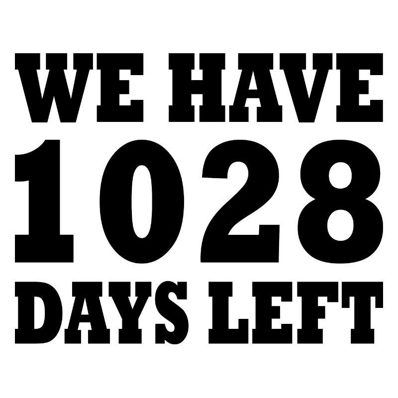 we have 1028 days left