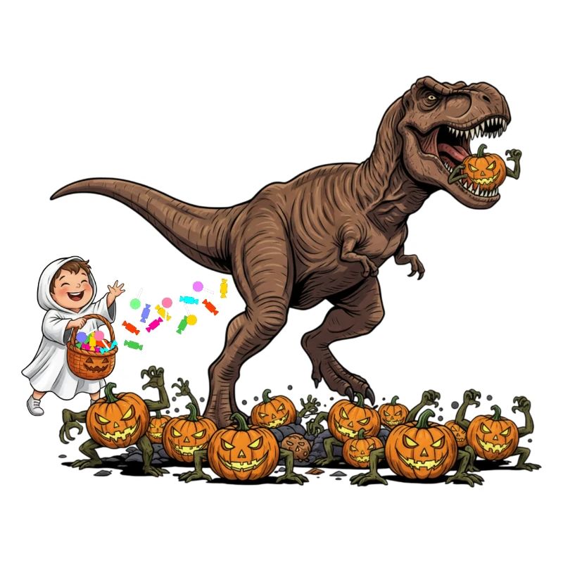 T-Rex Halloween DinoSpaß