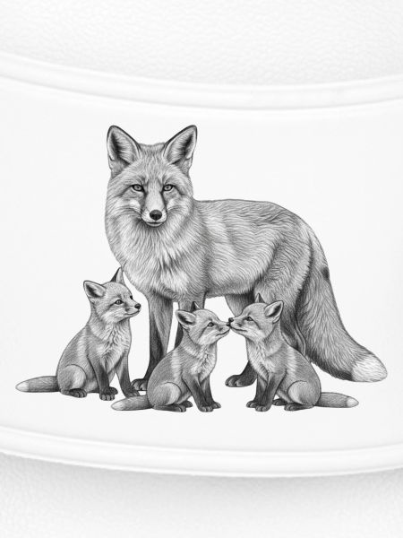 Fox and his cubs