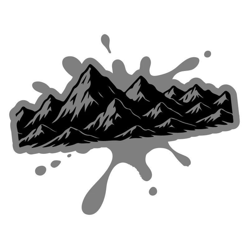 Berge Klecks