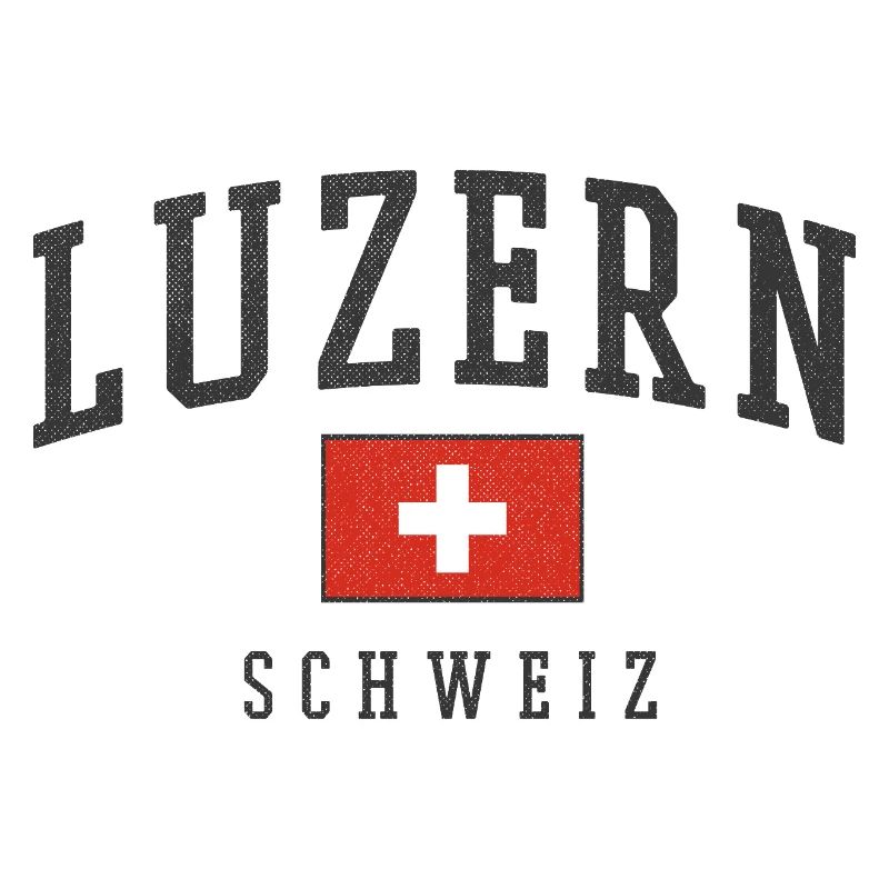 Logo du drapeau de Lucerne, Suisse