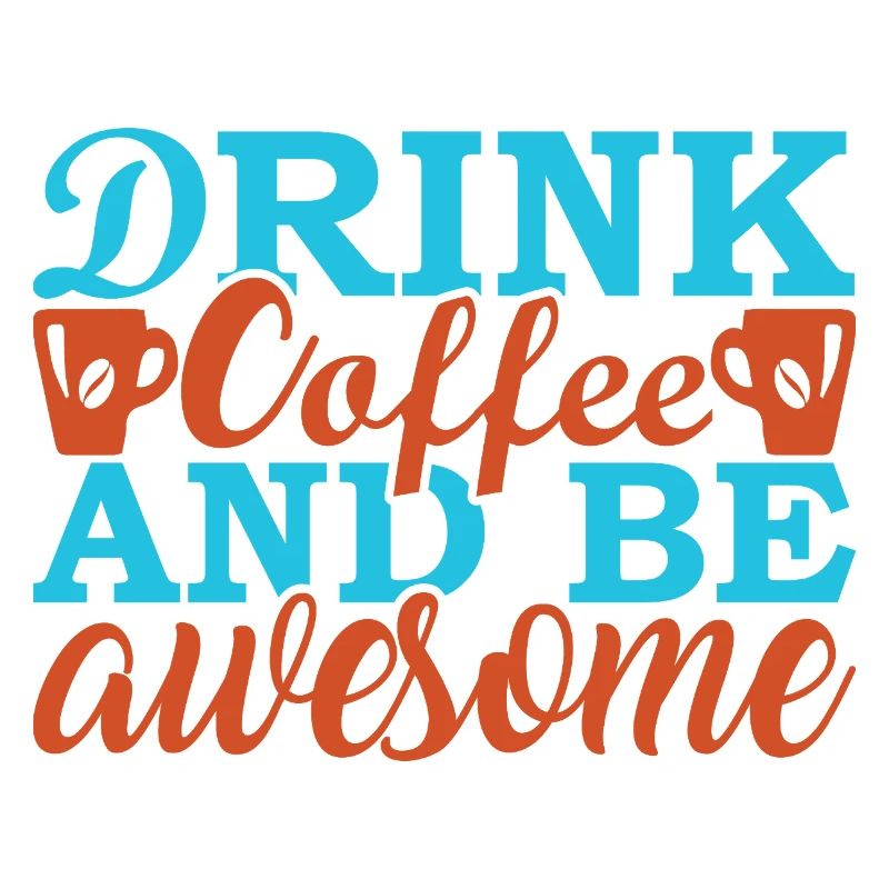 Kaffee trinken und einzigartig sein