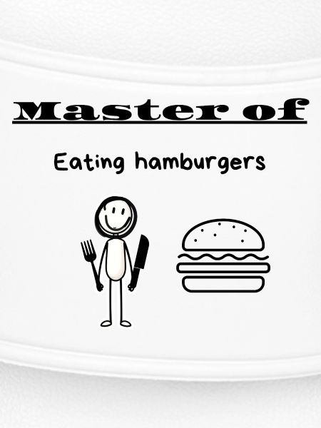 Master of Eating hamburgers