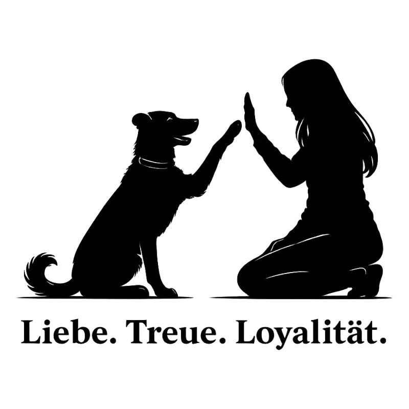 Heartfelt High-Five: Dog and Human