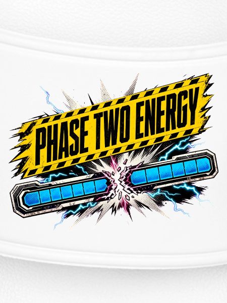 Phase Zwei Energie Comic-Stil