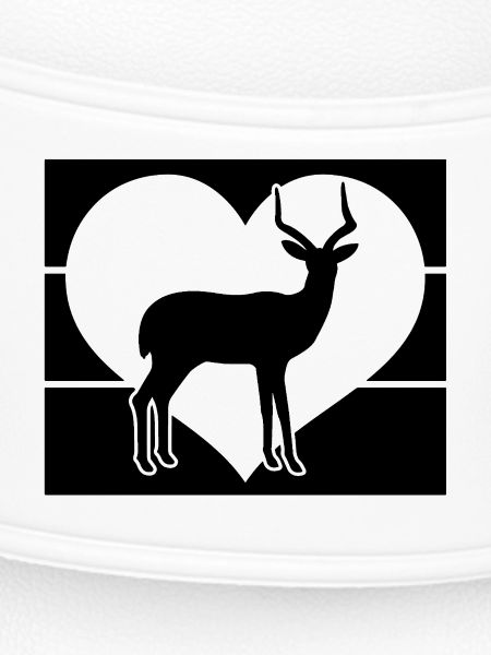 Antilope Herz Silhouette
