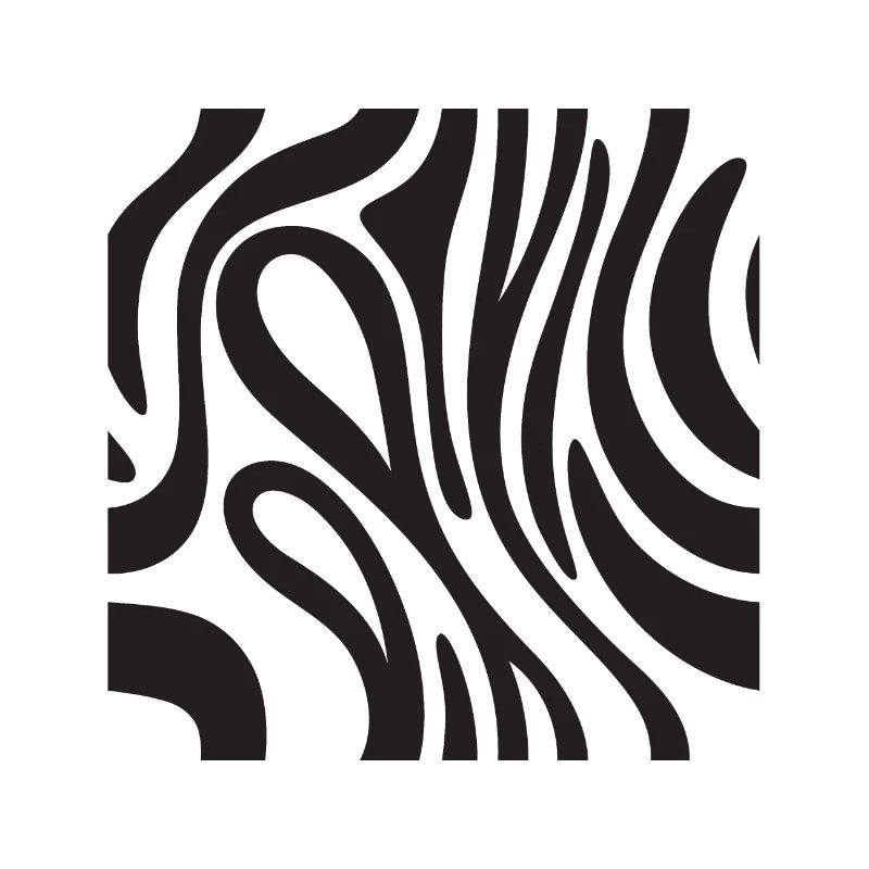 Zebra-Dekoration - Afrikanische Savanne-Effekt
