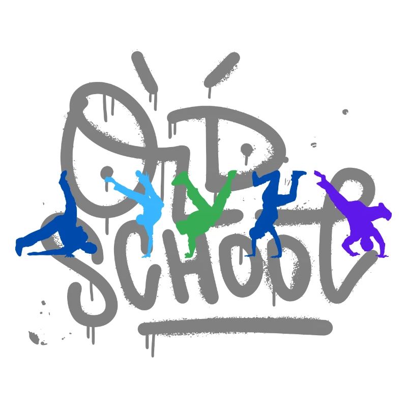 Silhouettes dynamiques d’acrobates en couleur