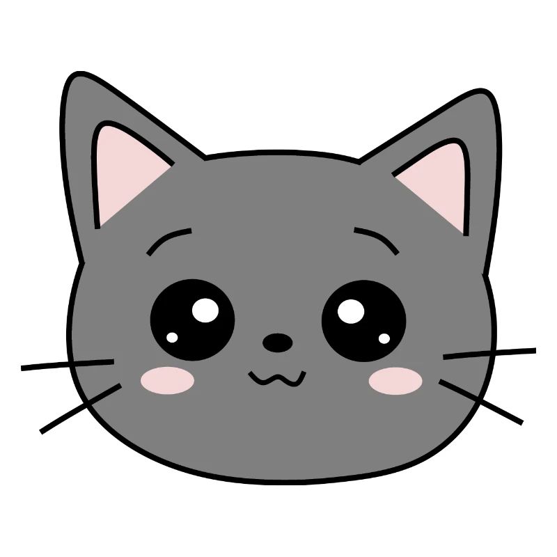 Schwarze Katze Katze Süßes Kätzchen Weihnachtsgeschenk