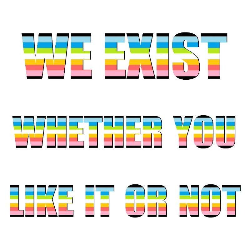 We Exist - Queer Flag