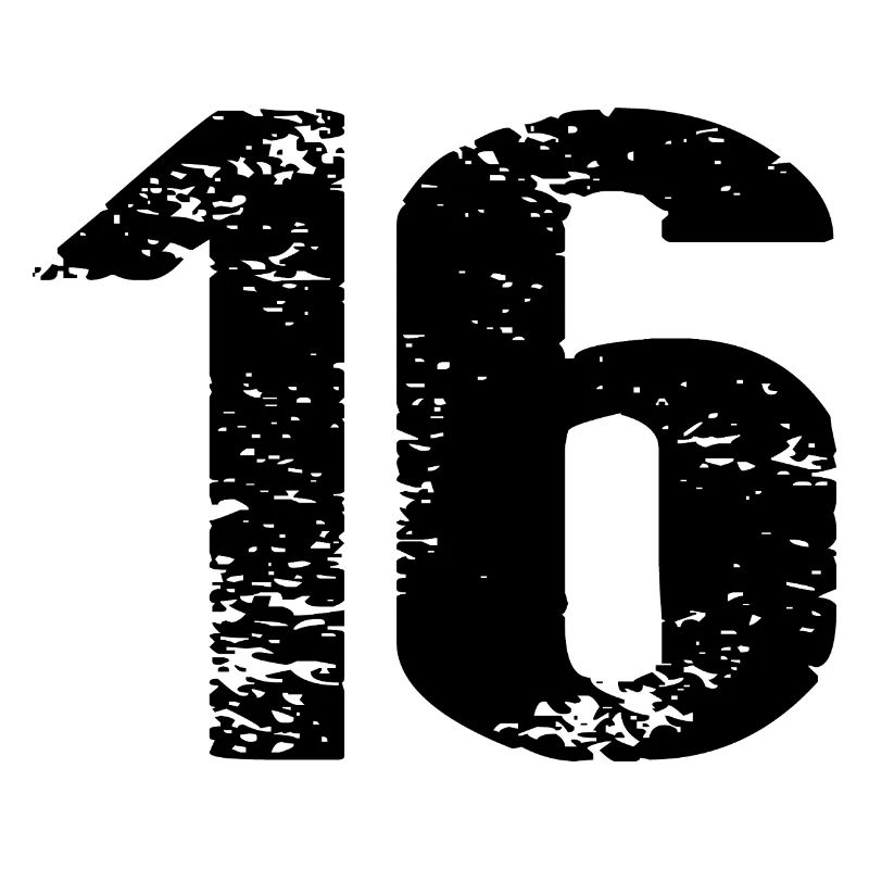 Maillot à 16 numéros