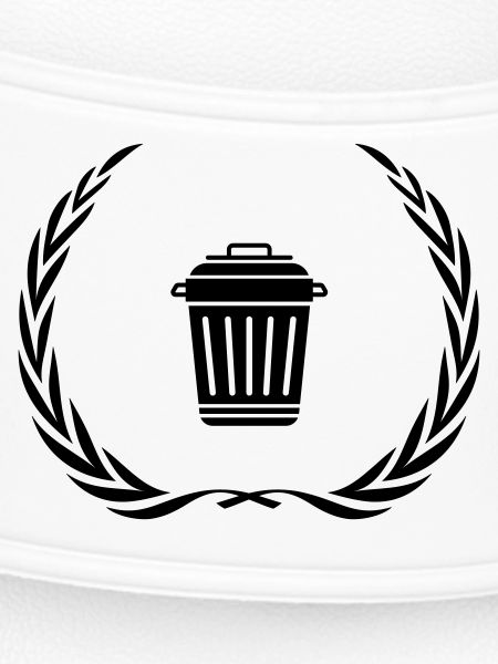 Garbage Can Symbol Wreath