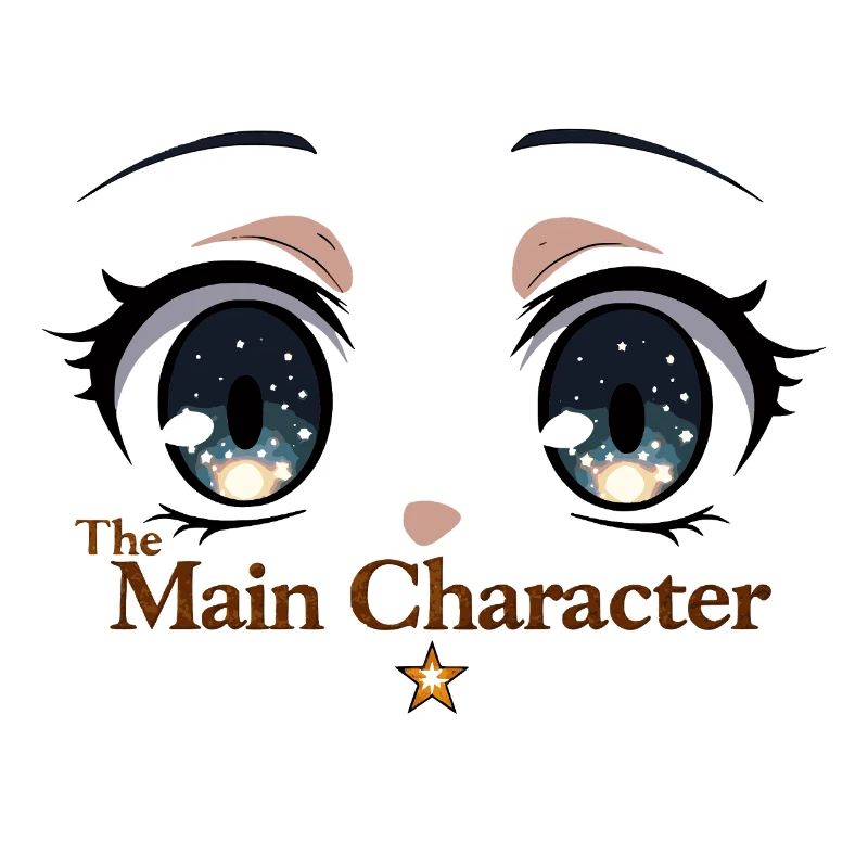 Main Character Eyes Starry Night
