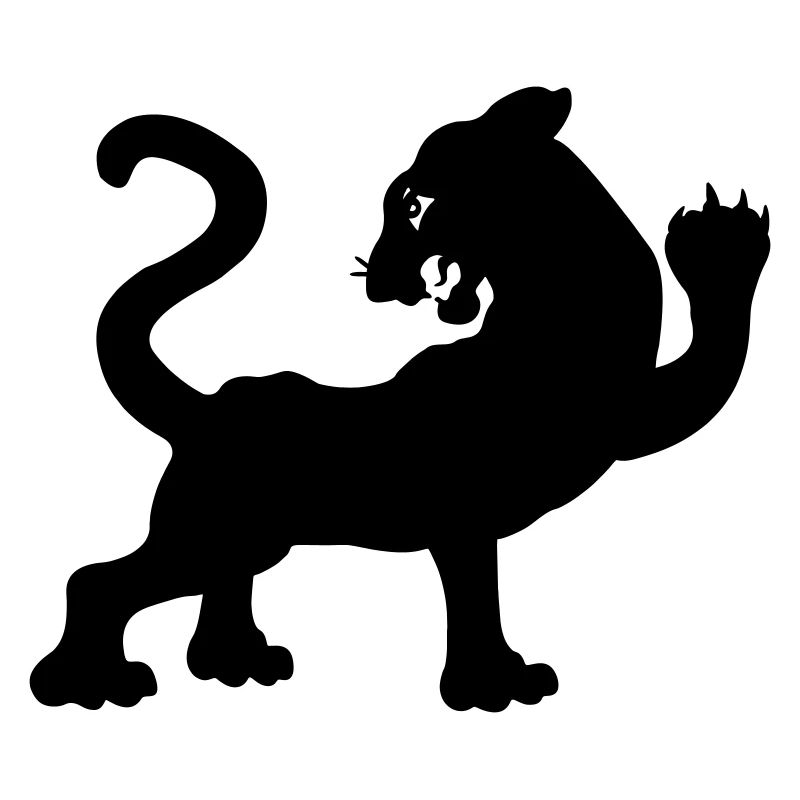 Tiger Schattenfigur