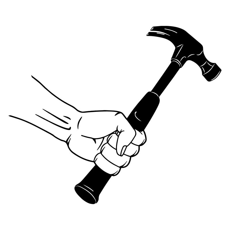 Hammer in der Faust
