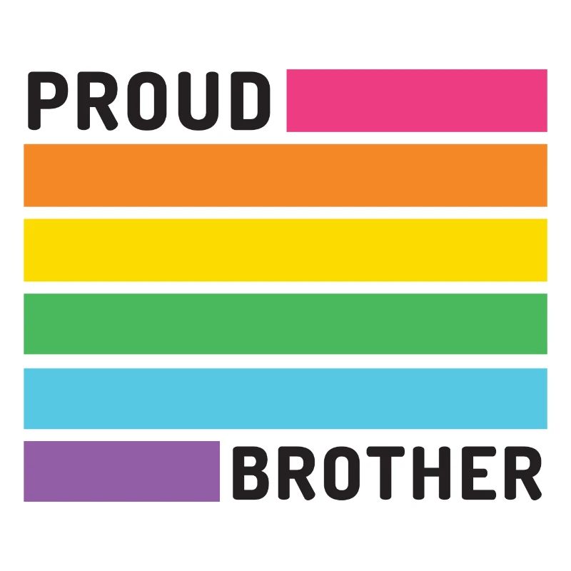 Pride Month LGBT - Stolzer Bruder