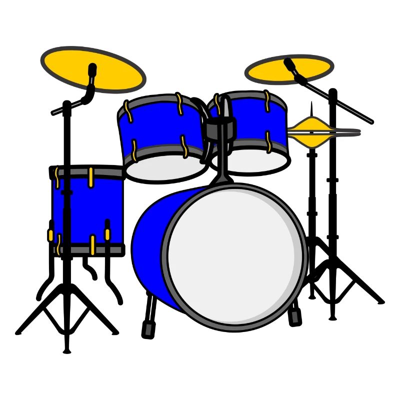 Kit de batterie logo bleu