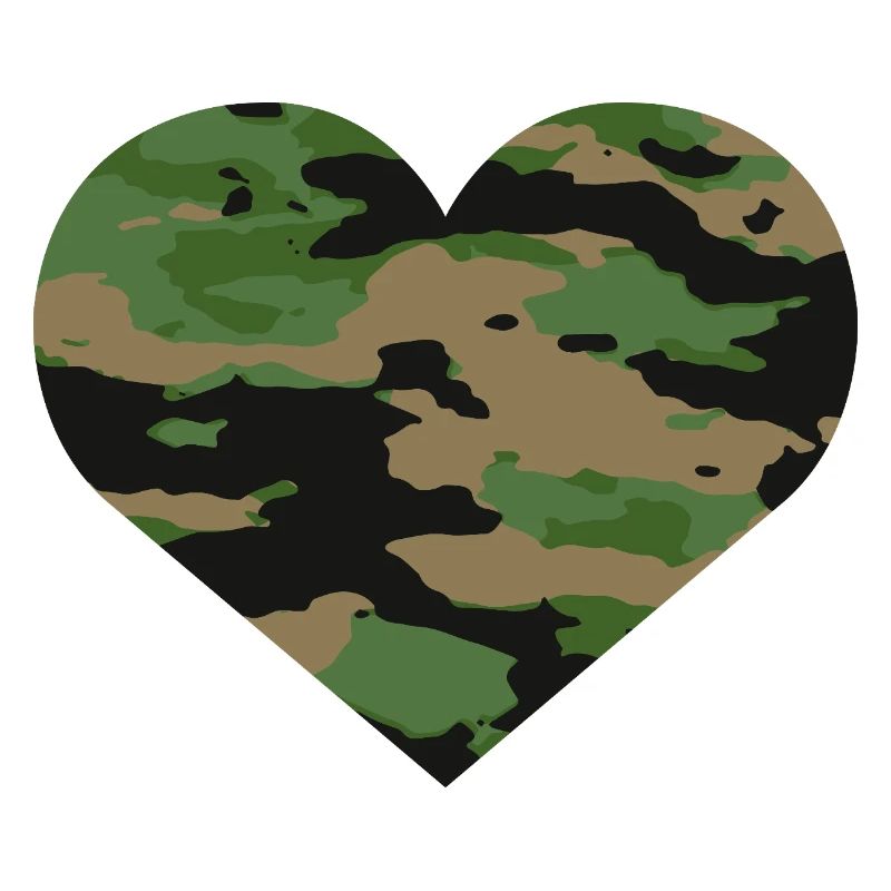 Camouflage Herz Design