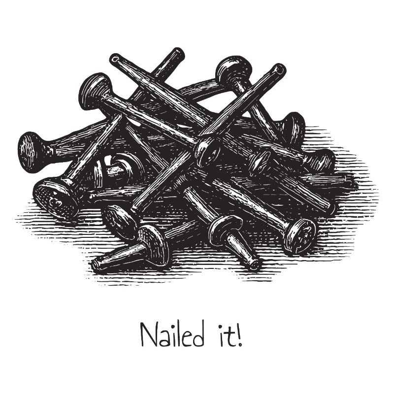 Nailed it!