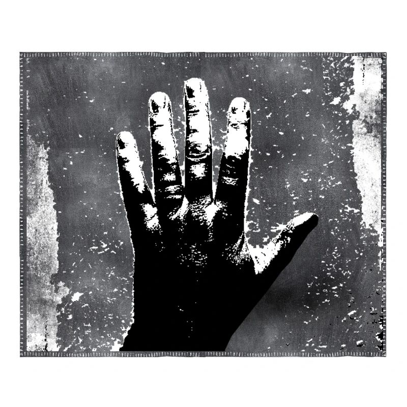 Grunge à silhouette de mainStyle monochrome