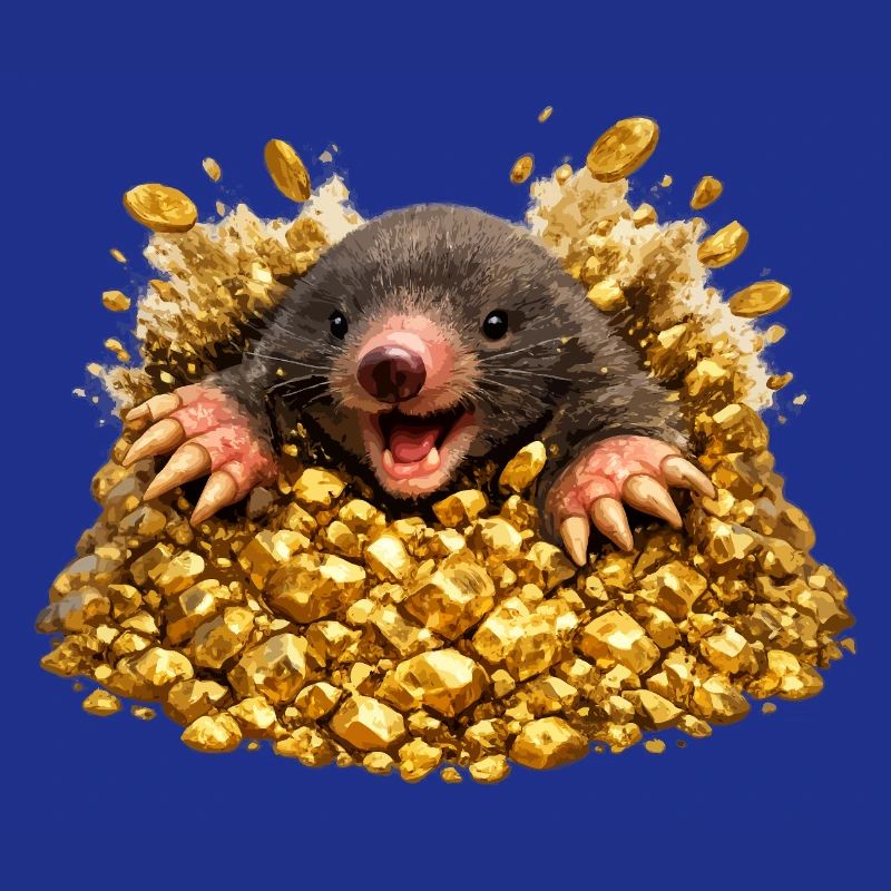 Mole in golden hope