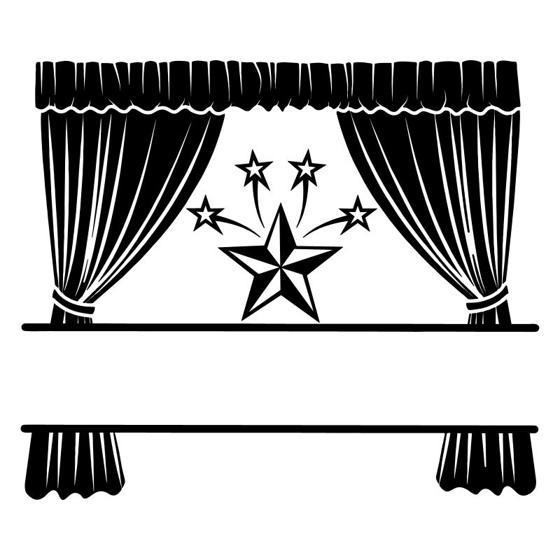 Vorhänge Ich bin ein Star