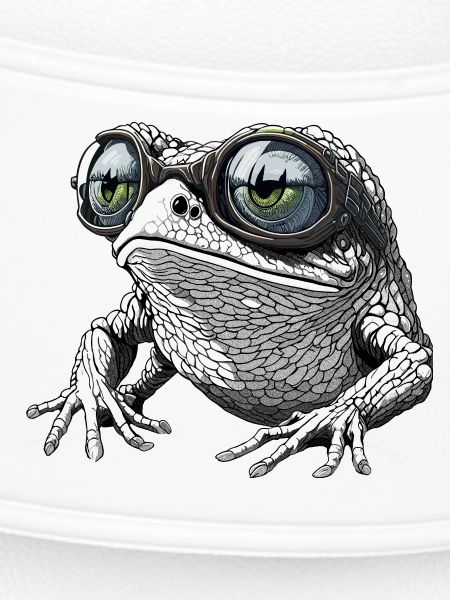 Cooler Frosch mit Sonnenbrille