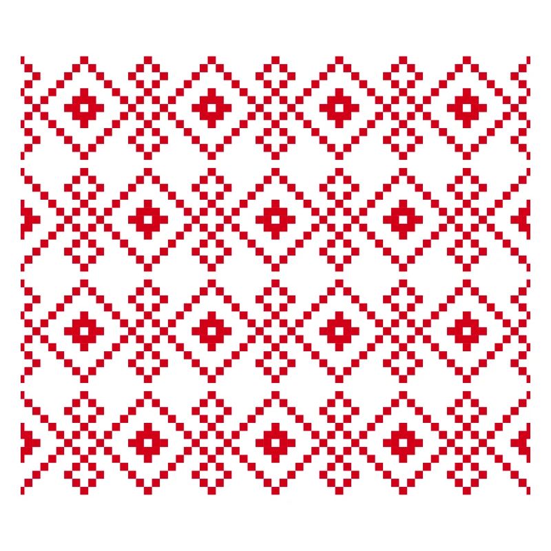 Weihnachtlicher einfarbiger Pullover (rot)