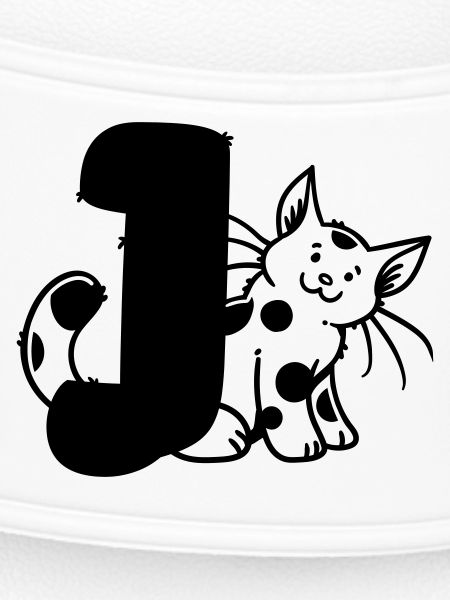 Katze Buchstabe J