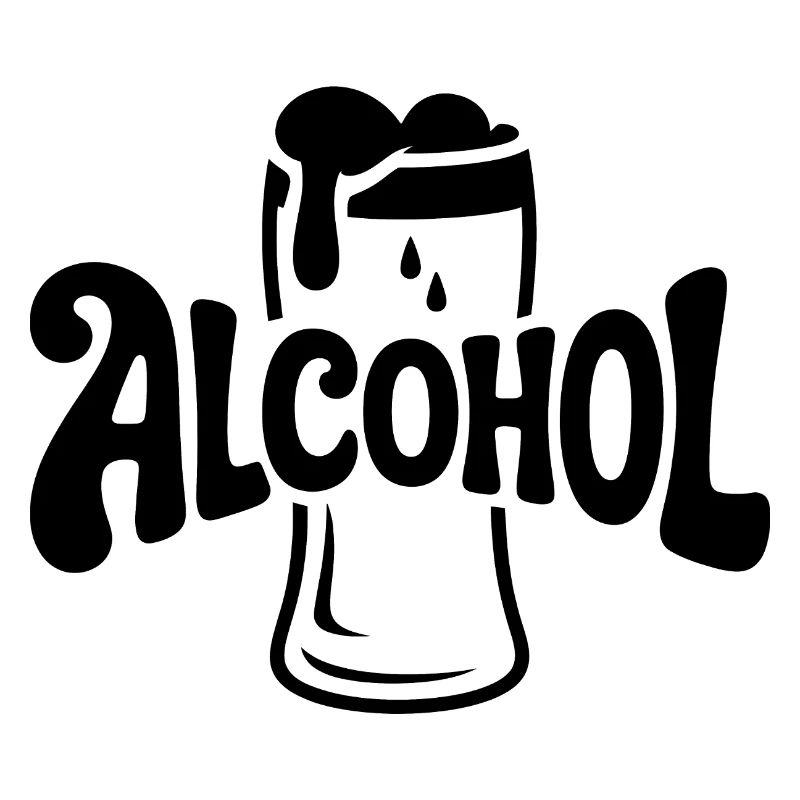 Alcool - Cool Drinking Logo