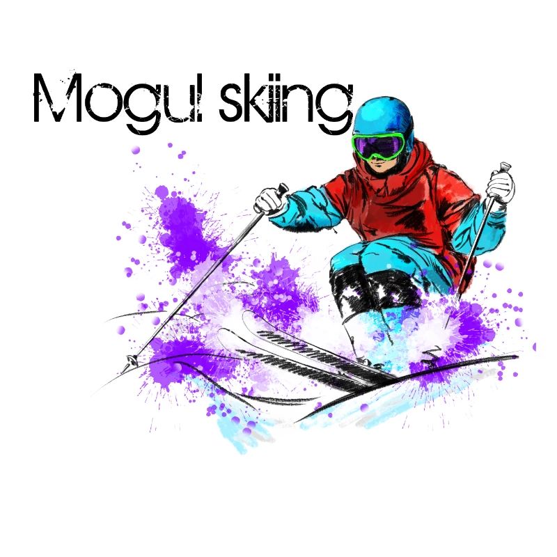 Mogul skiing