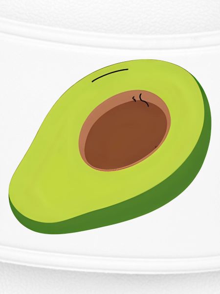 Avocado Halbschnitt Illustration
