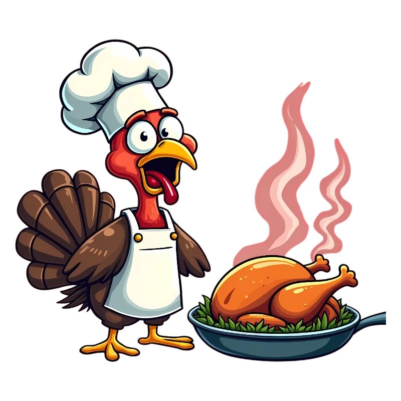 Cuisinier de dinde de Thanksgiving