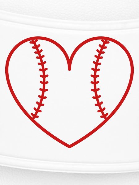 Baseball softball heart