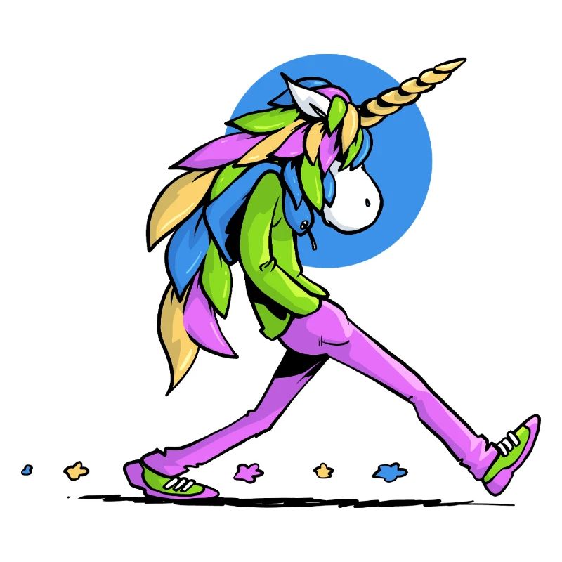 Wandelndes Einhorn