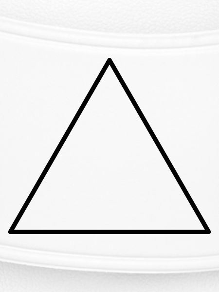 Symbol triangle equilateral