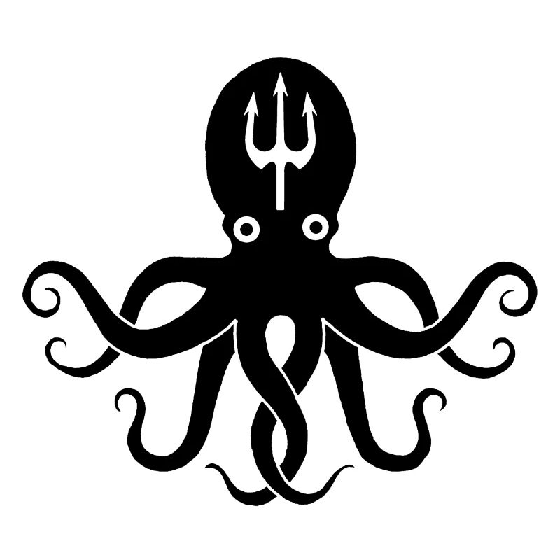 Schwarzer Oktopus