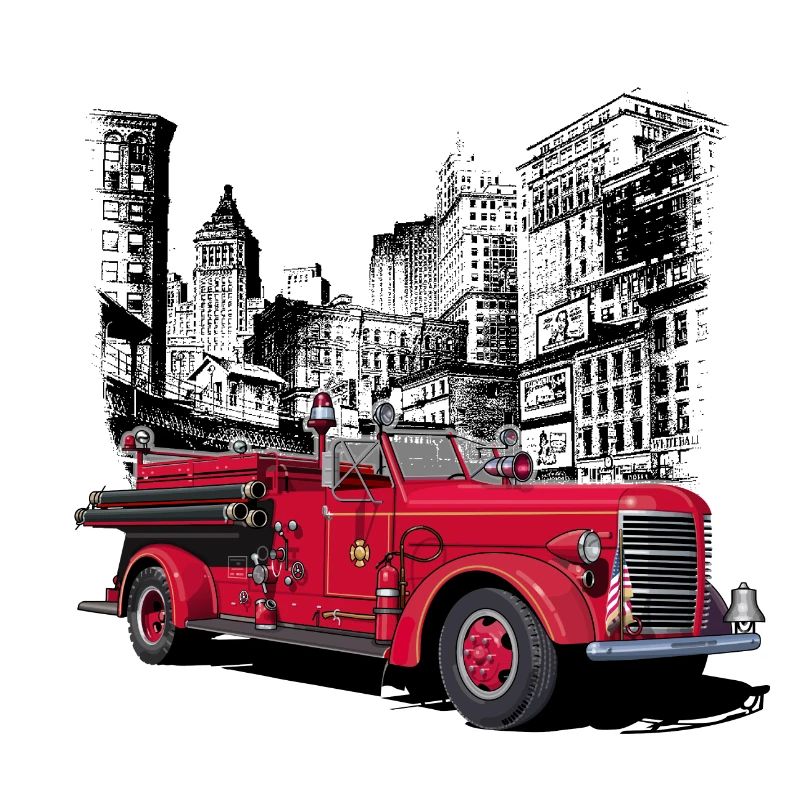 Fire engine New York 1930