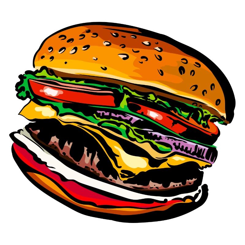 Burger Cheeseburger Restauration rapide