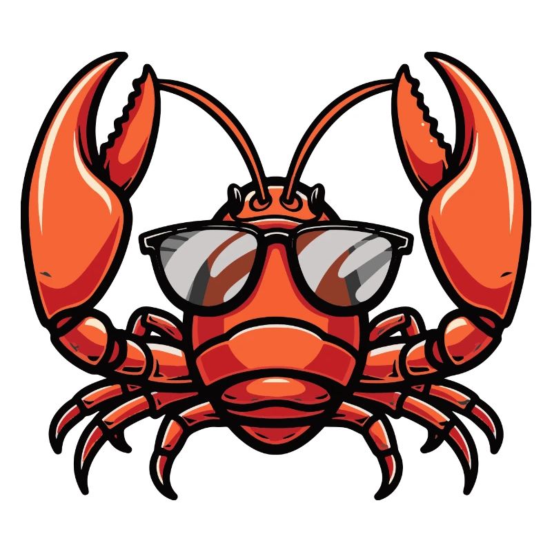 Lobster Crab Comic Cool