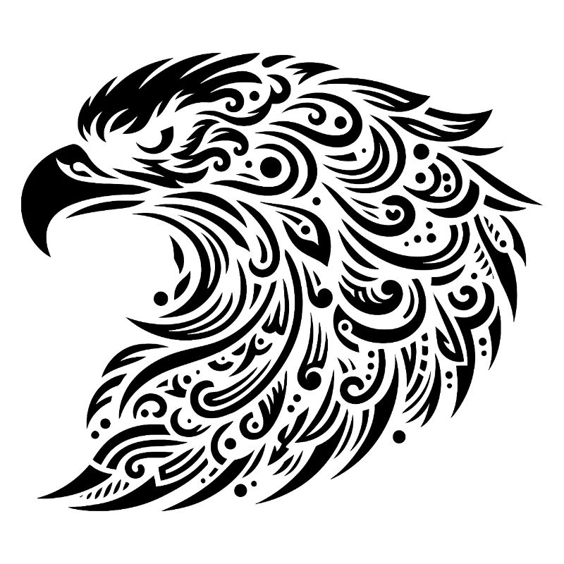 Golden eagle's head