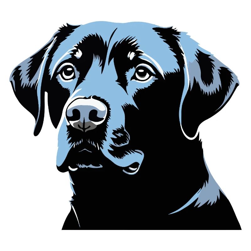 Labrador Retriever Head - Pet Dog Sticker