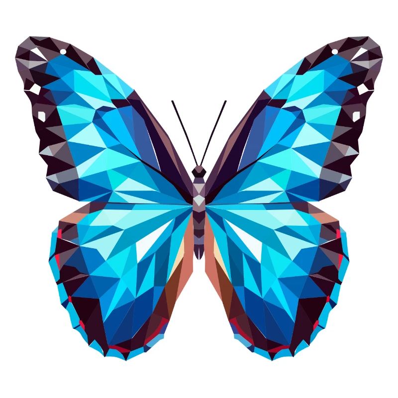 Blue Butterfly-Inspired by the Morpho Butterfly