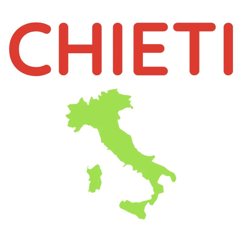 Italian map with Chieti lettering