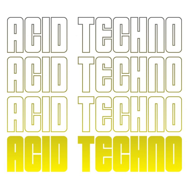 Acid Techno Repetition Gradient