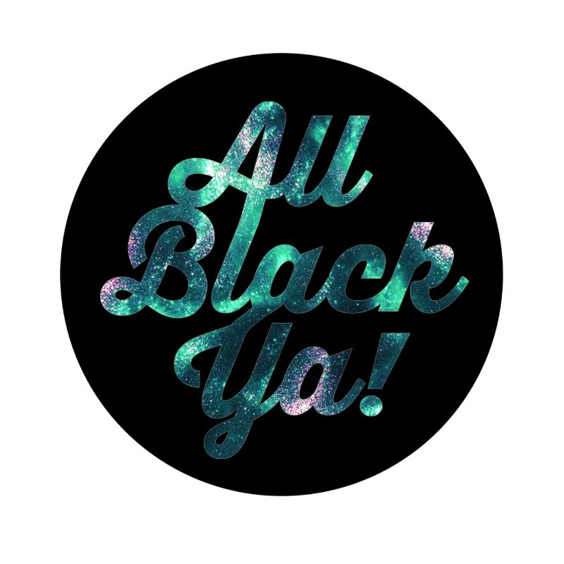 All Black Ya Galaxy Glitter