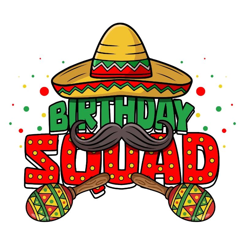 Équipe d’anniversaire Cinco de Mayo Mexican